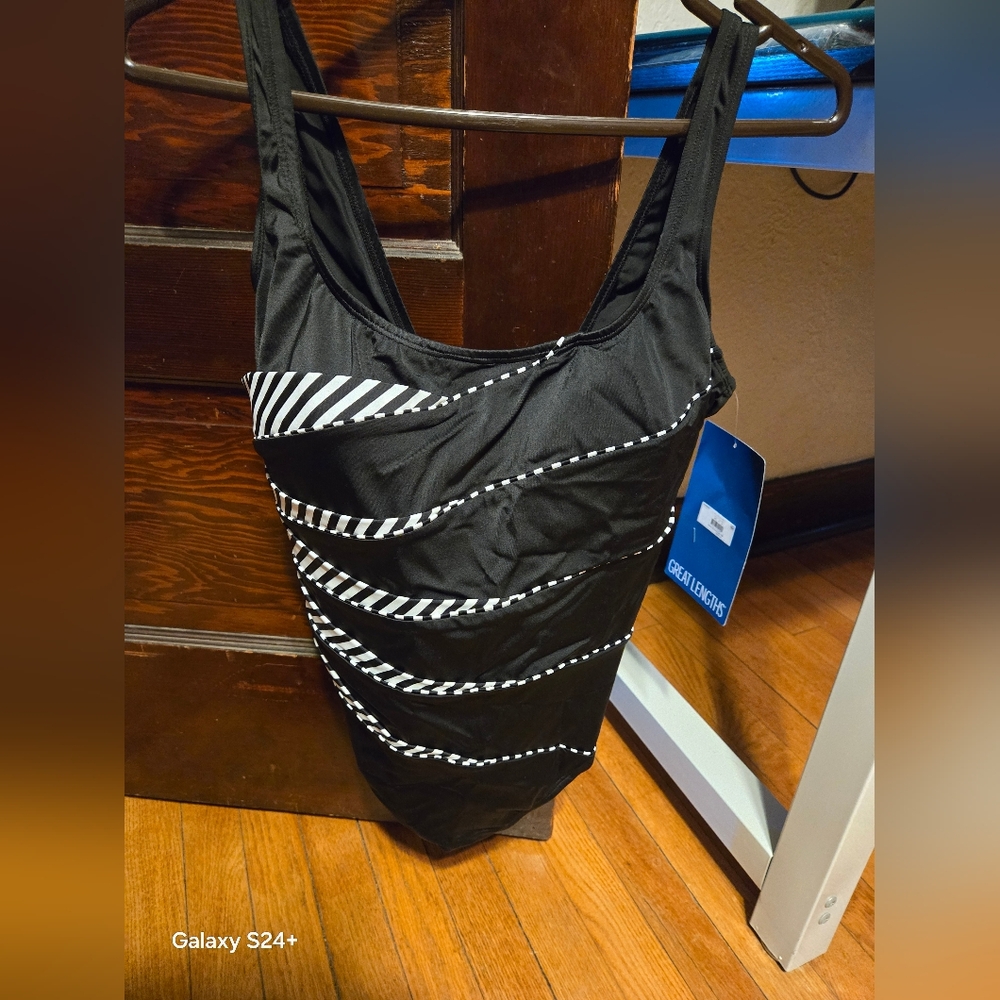 One piece swimsuit longer torso